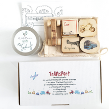 Load image into Gallery viewer, Transport Activity Kit with Book