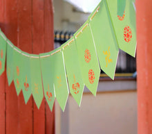 Load image into Gallery viewer, Diy toran making kit - handmade wooden block print craft